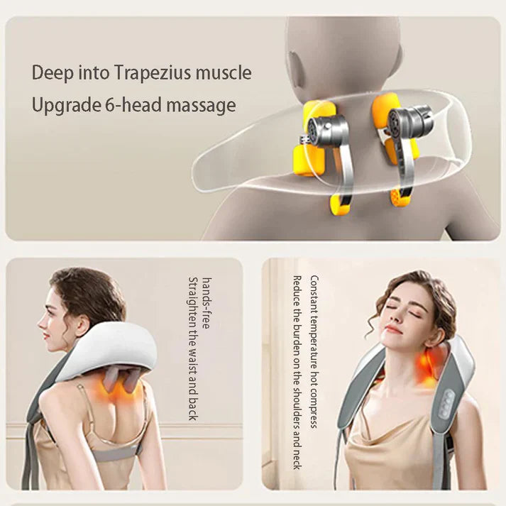 Neck Shoulder Back Waist Kneading Massager